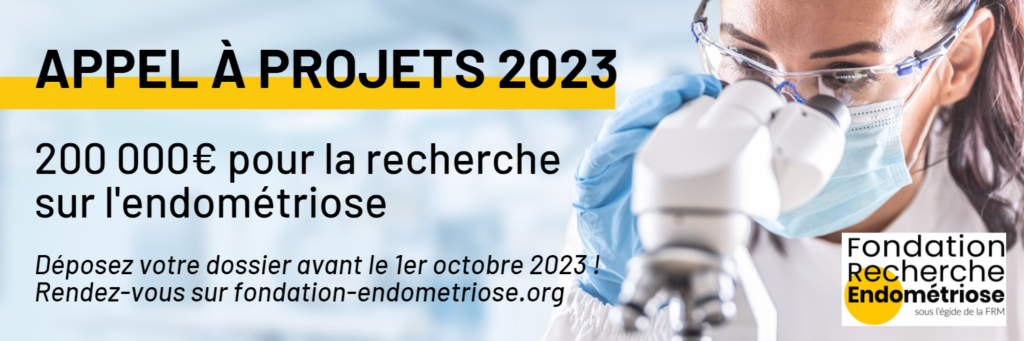 appel à projets 2023 recherche endométriose