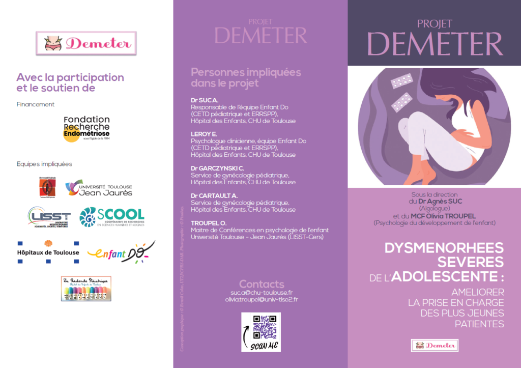 projet demeter dysménorrhées recto